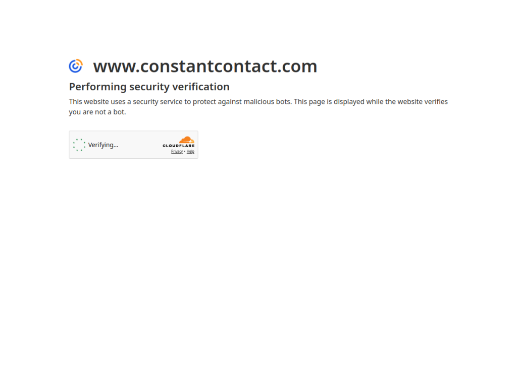 Constant Contact screenshot