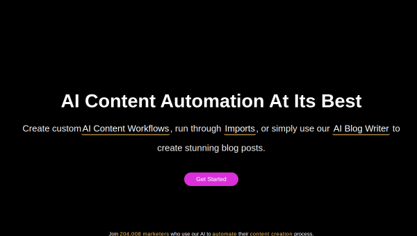 ContentBot logo and screenshot