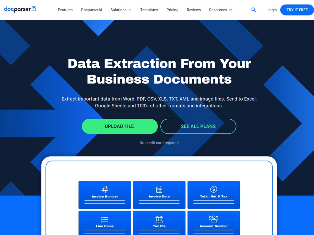 Docparser screenshot