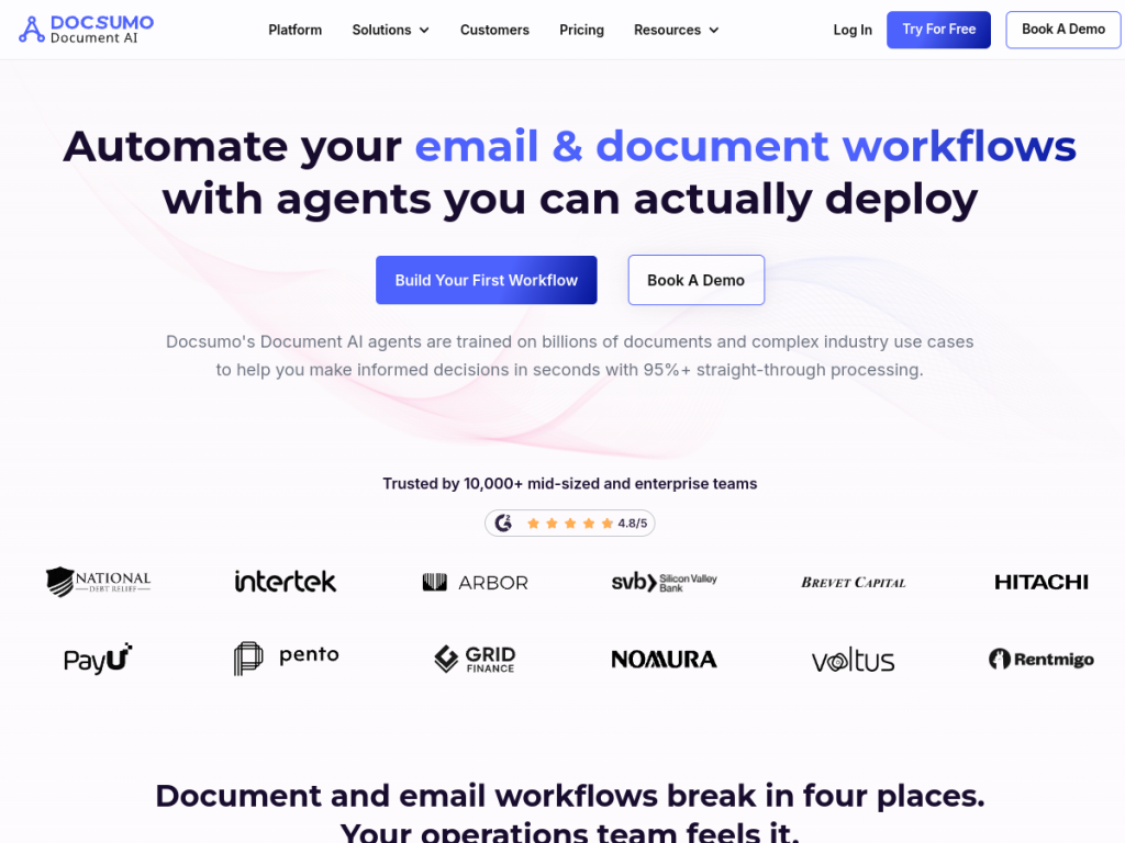 Docsumo screenshot