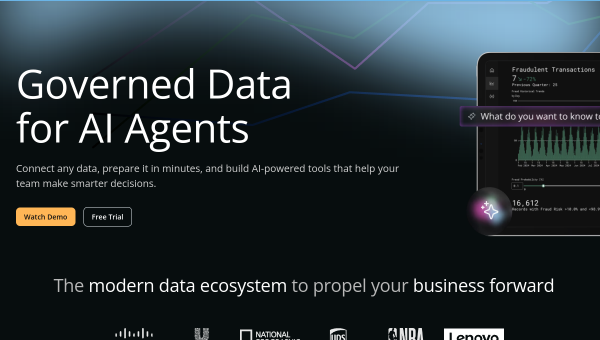 Domo logo and screenshot