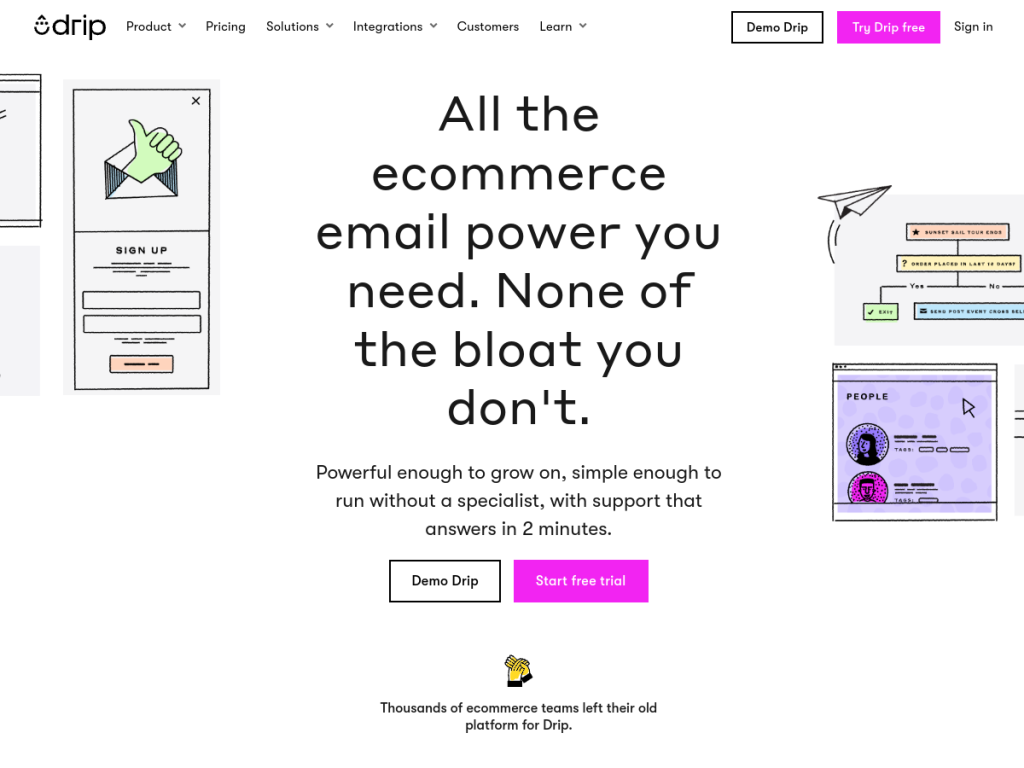 Drip screenshot
