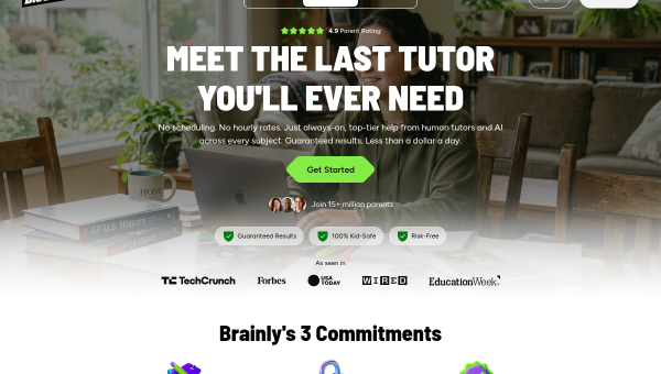Brainly logo and screenshot