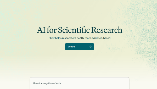 Elicit logo and screenshot