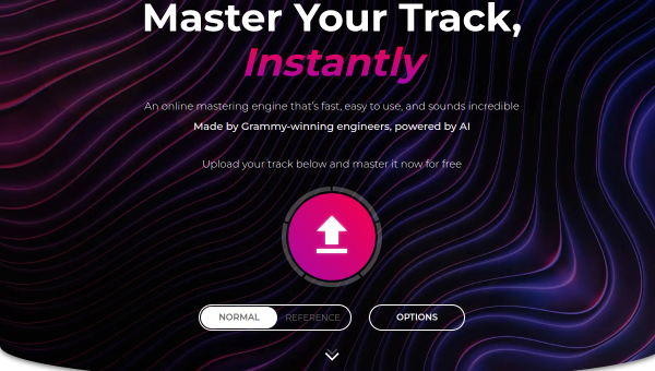 eMastered logo and screenshot