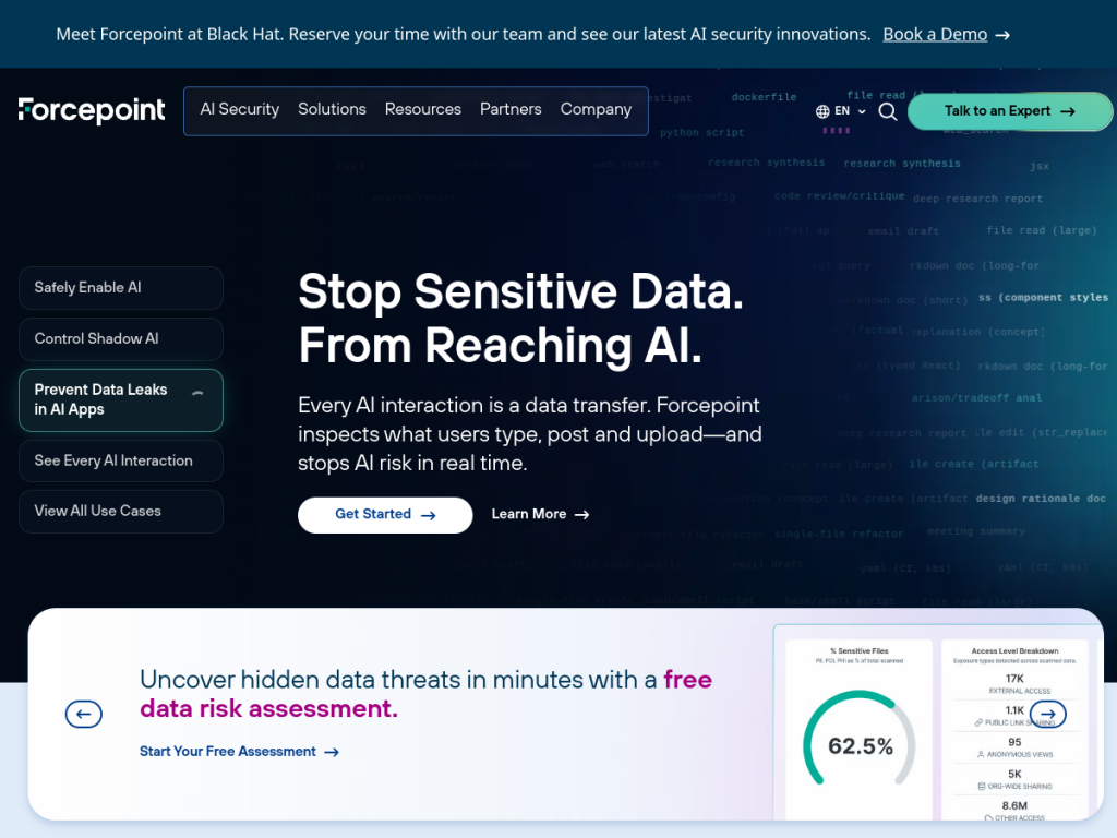 Forcepoint screenshot