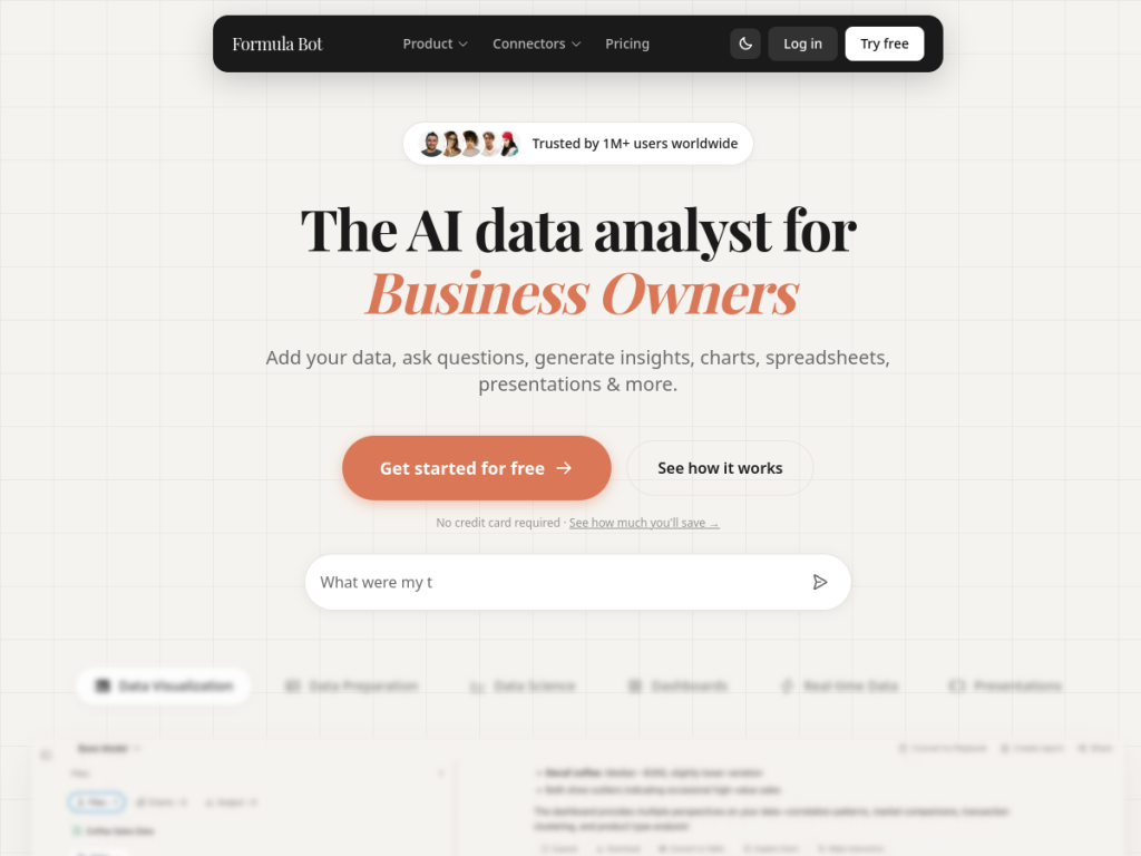 Formula Bot screenshot