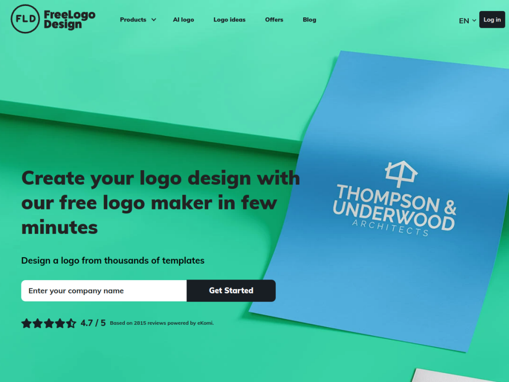 FreeLogoDesign screenshot