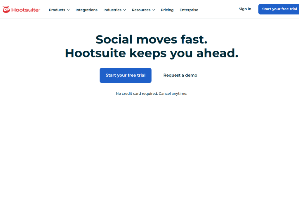 Hootsuite screenshot
