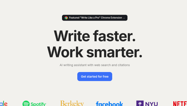 HyperWrite logo and screenshot