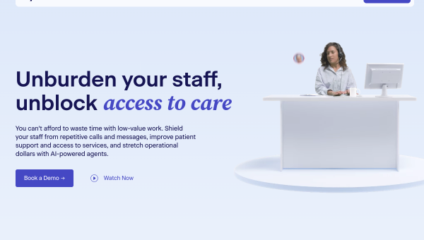 Hyro logo and screenshot