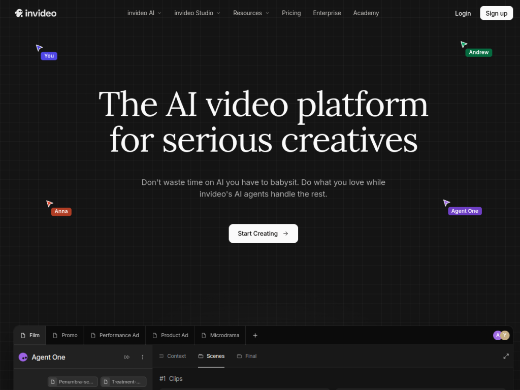 InVideo AI screenshot