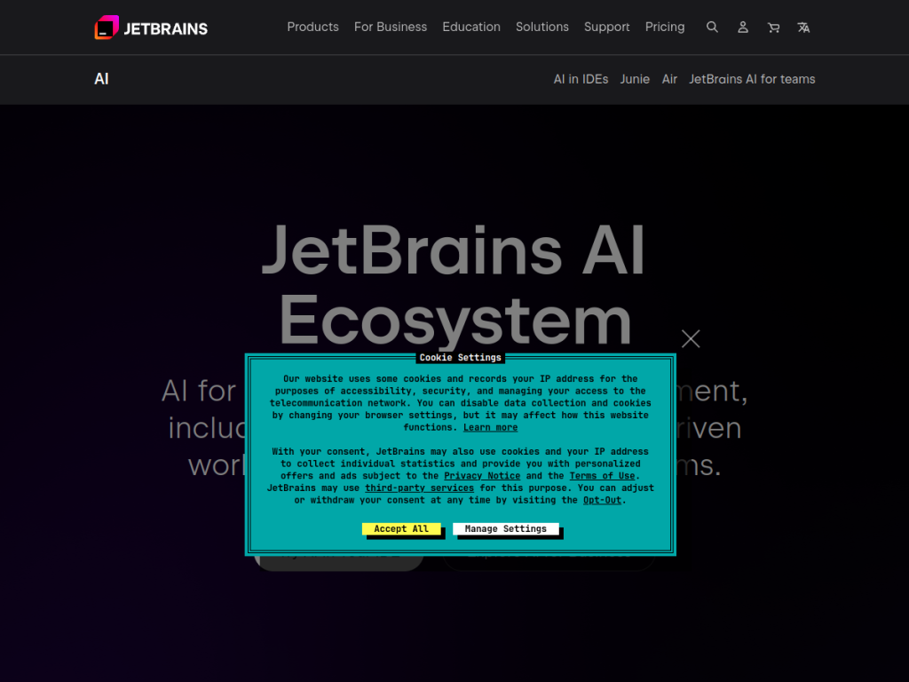 JetBrains AI screenshot