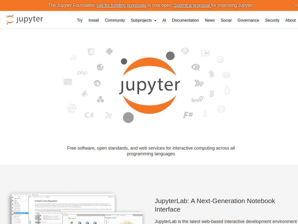 Jupyter screenshot