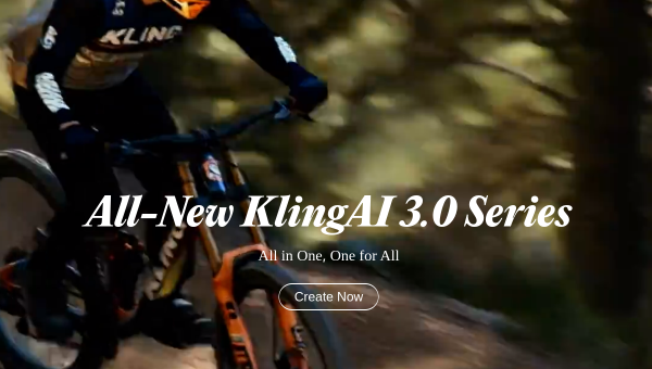 Kling AI logo and screenshot