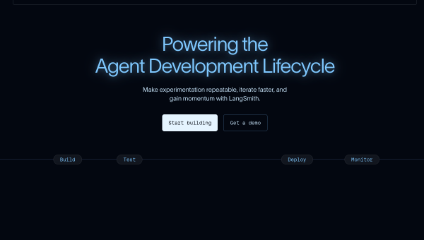 LangChain logo and screenshot