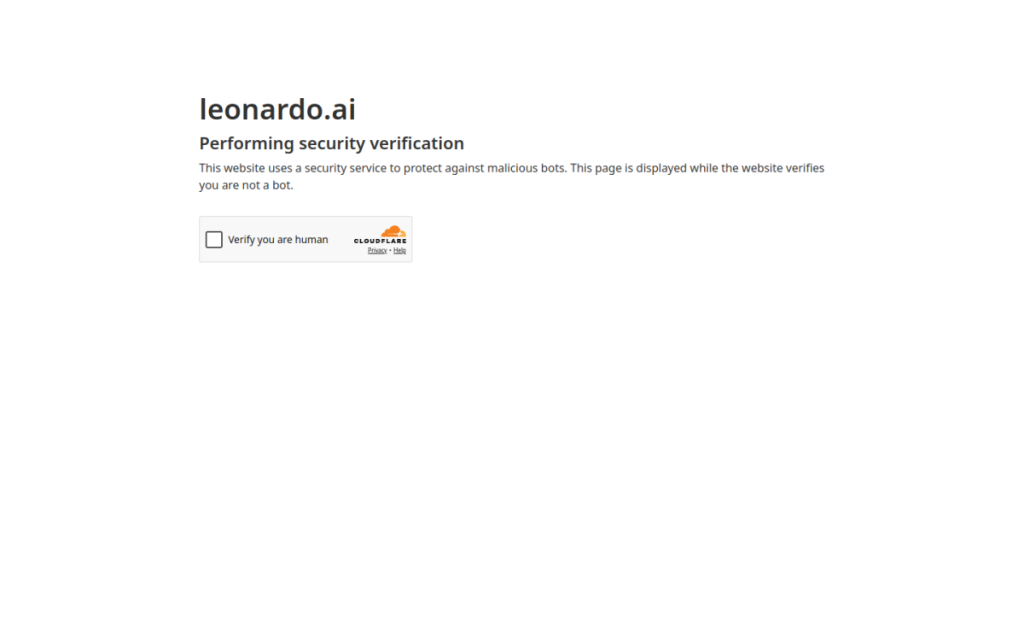 Leonardo AI screenshot