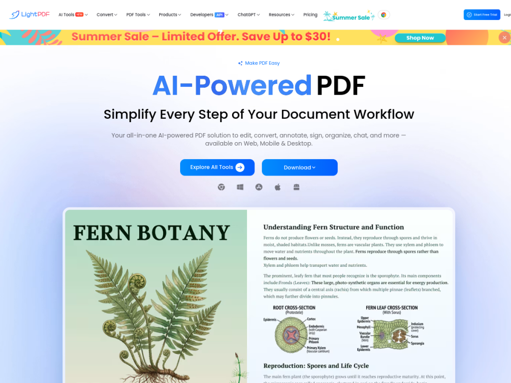 LightPDF screenshot