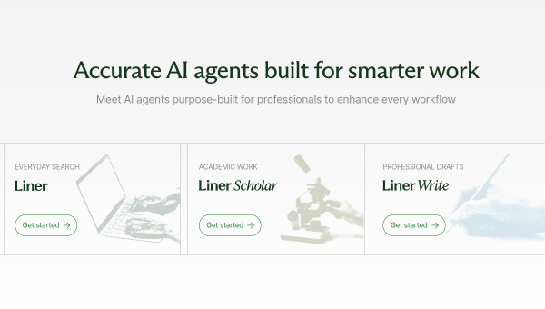 Liner logo and screenshot
