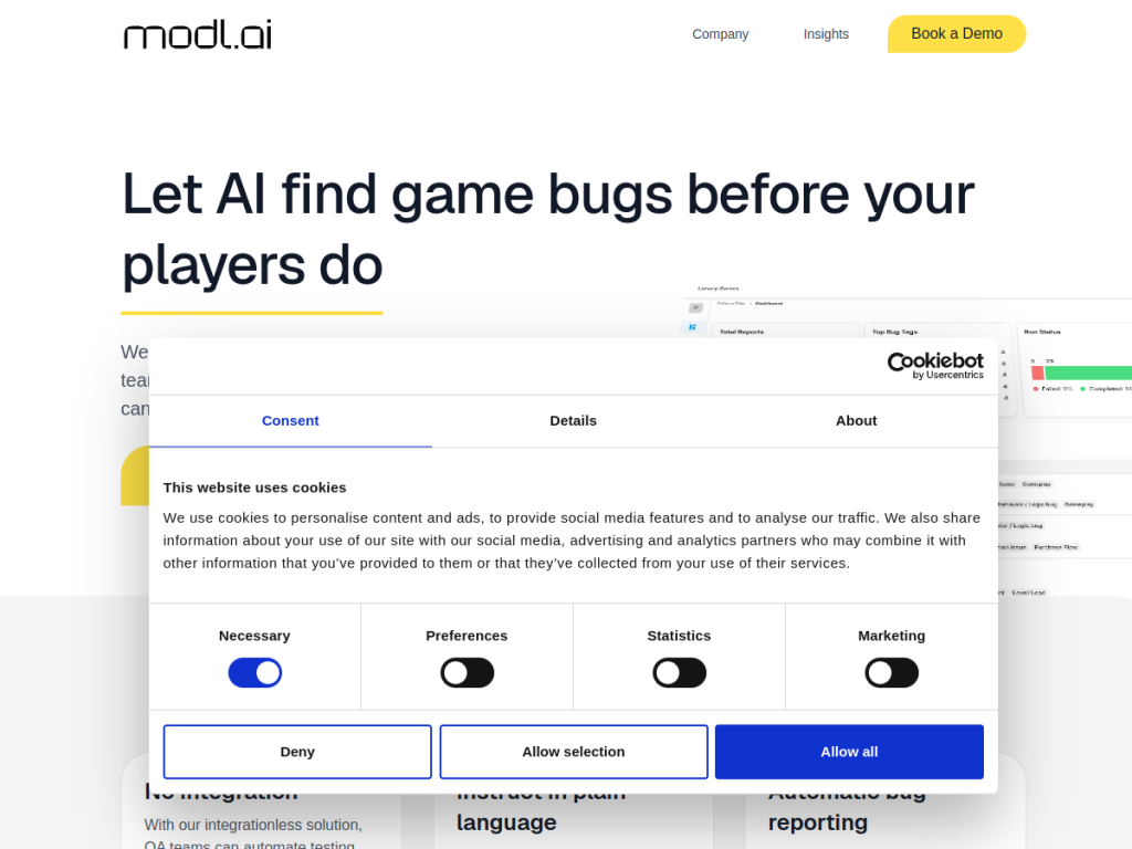 Modl.ai screenshot