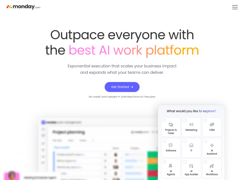 Monday.com screenshot