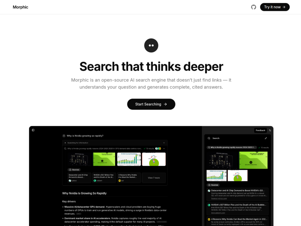 Morphic screenshot