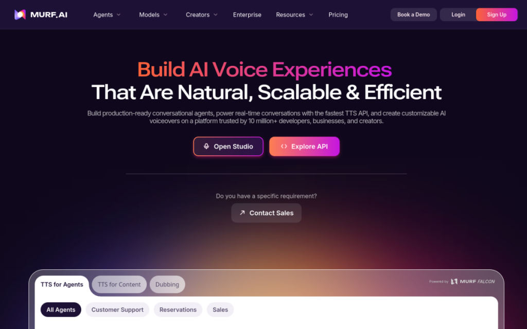 Murf AI screenshot
