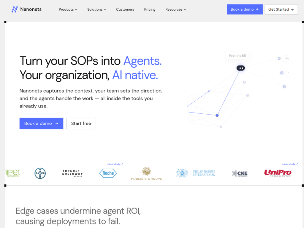 Nanonets screenshot