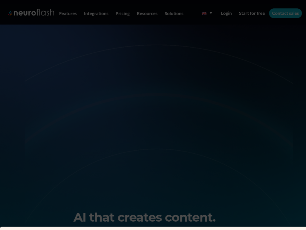 Neuroflash screenshot