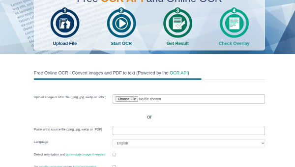 OCR.space logo and screenshot