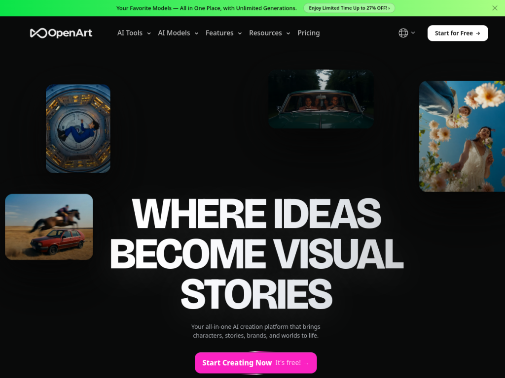 OpenArt screenshot
