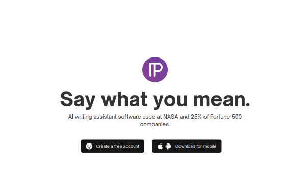 ParagraphAI logo and screenshot