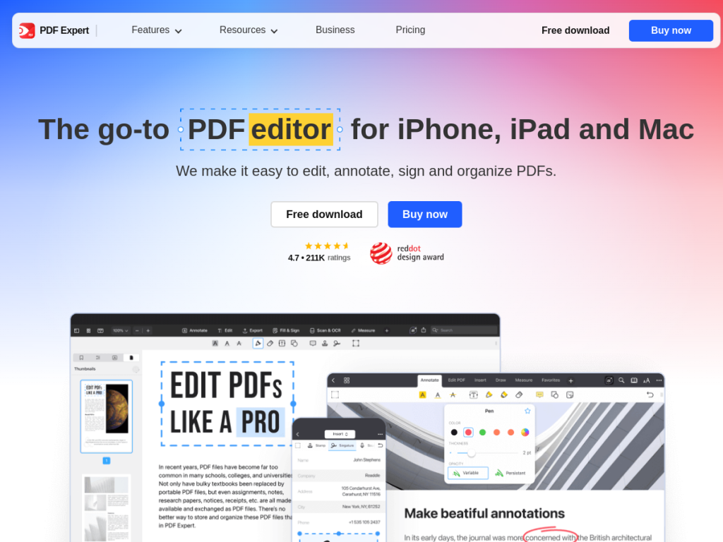 PDF Expert screenshot