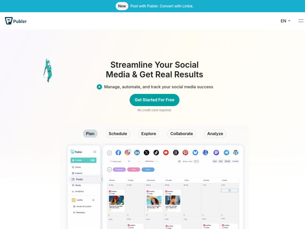 Publer screenshot