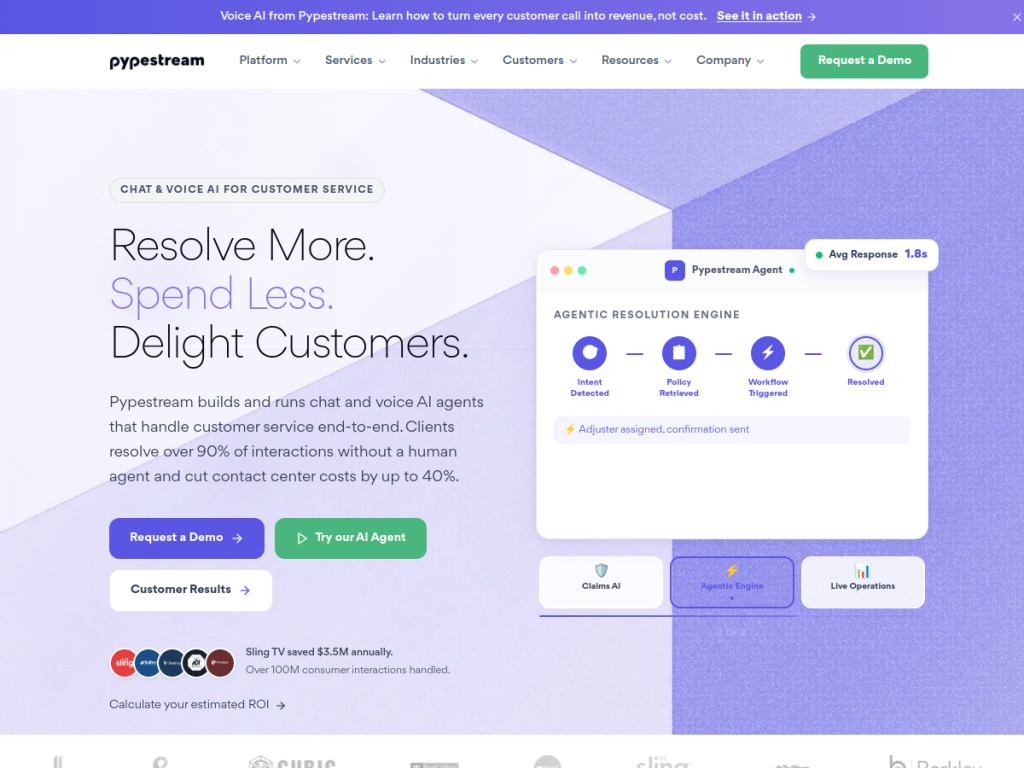 Pypestream screenshot