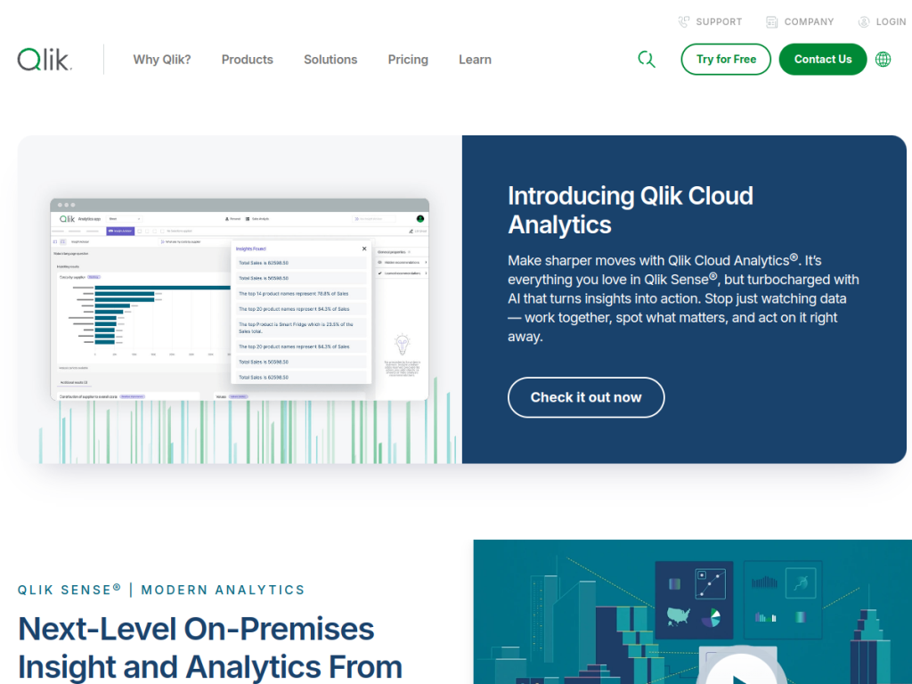 Qlik Sense screenshot