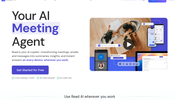 Read.ai logo and screenshot