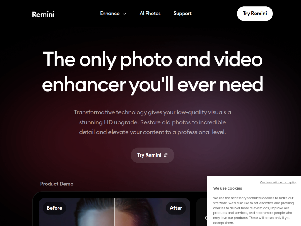 Remini screenshot