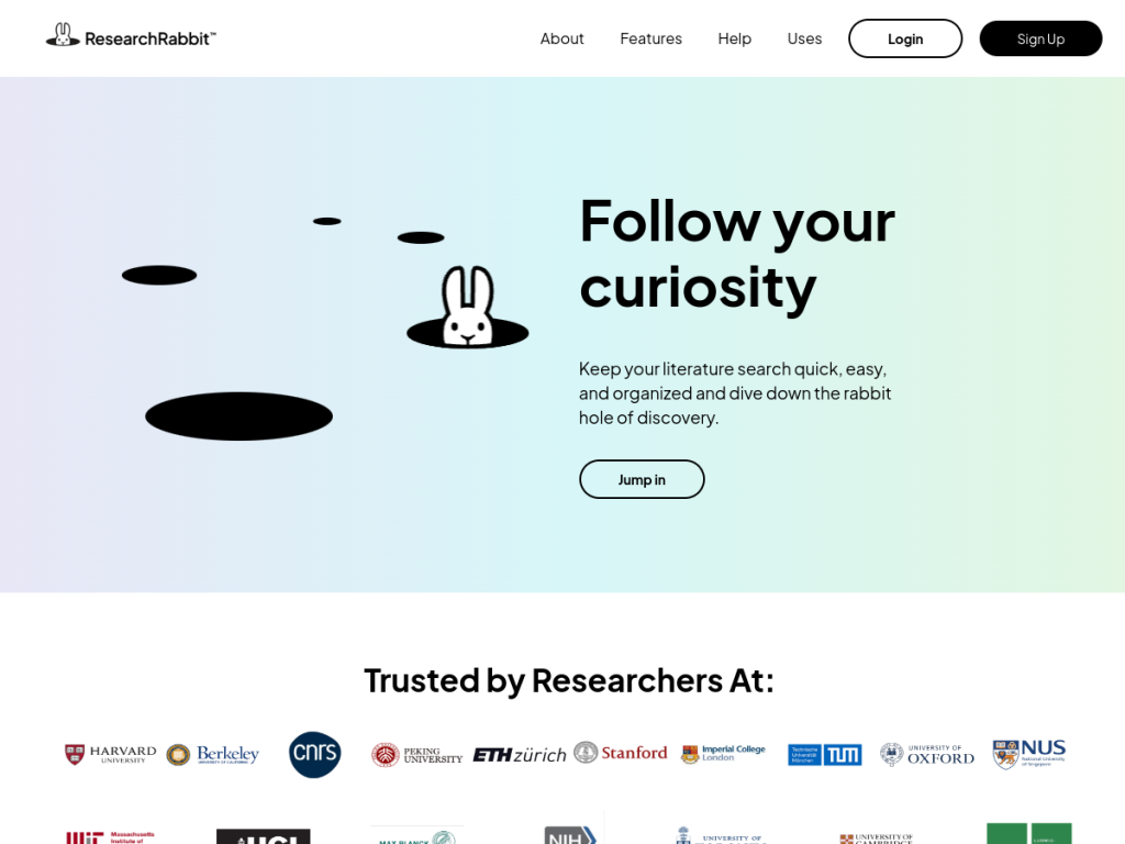 ResearchRabbit screenshot