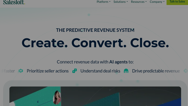 Salesloft logo and screenshot