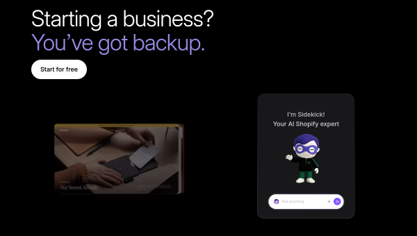 Shopify Magic logo and screenshot