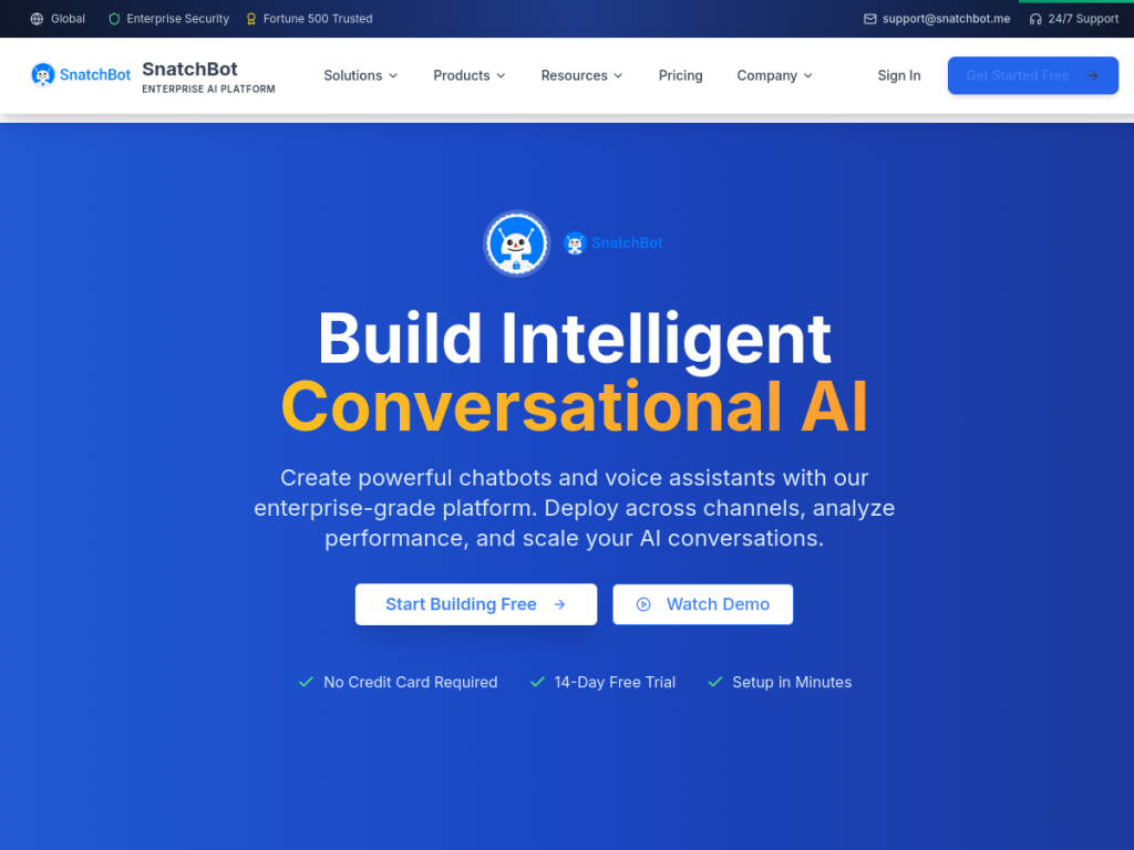 SnatchBot screenshot