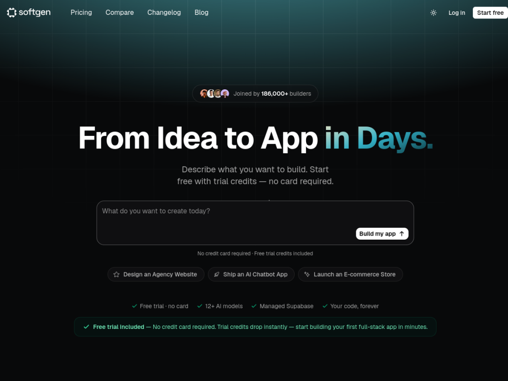 Softgen screenshot