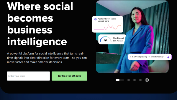 Sprout Social AI logo and screenshot