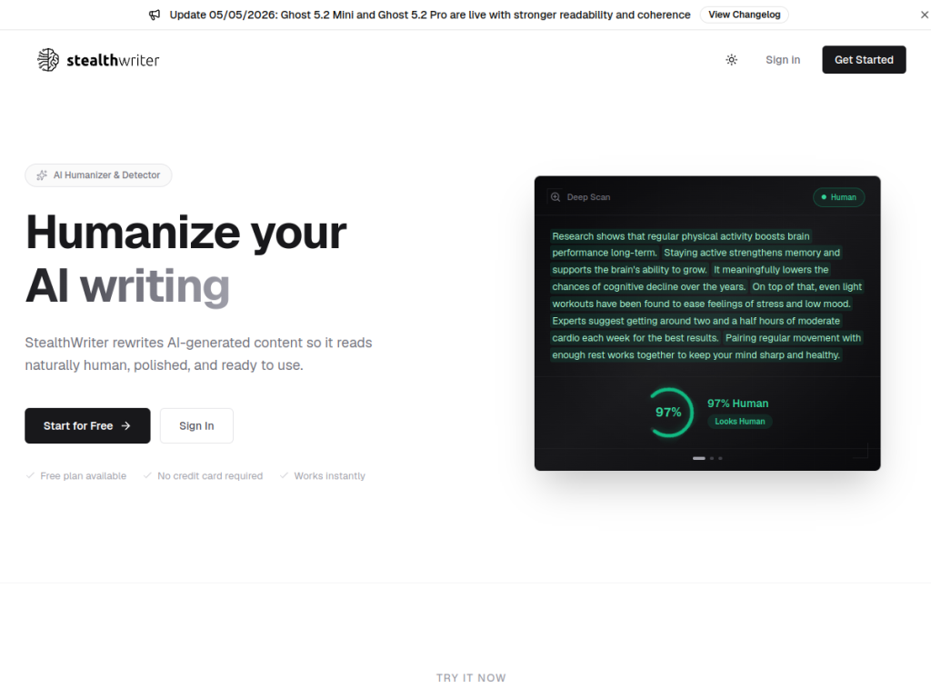 StealthWriter screenshot