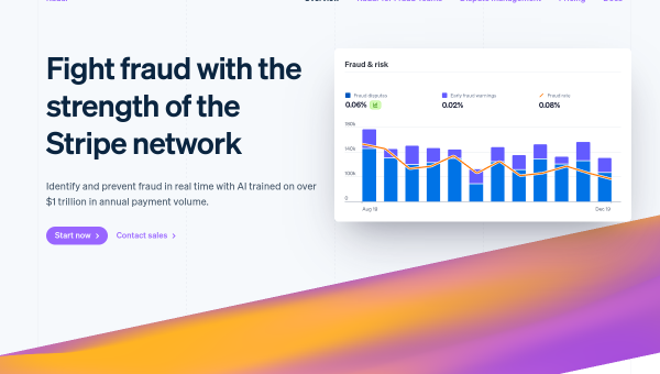 Stripe logo and screenshot