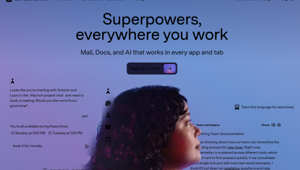 Superhuman AI logo and screenshot
