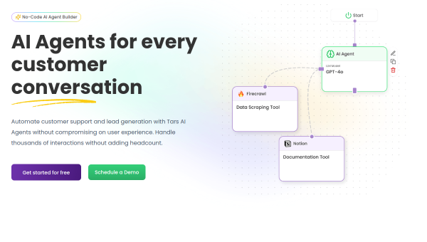 Tars logo and screenshot