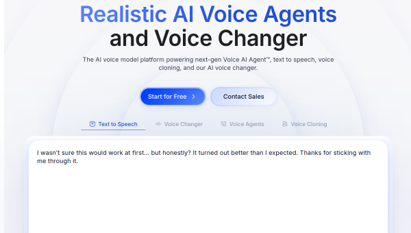 Voice.ai logo and screenshot