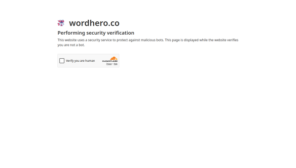 WordHero logo and screenshot
